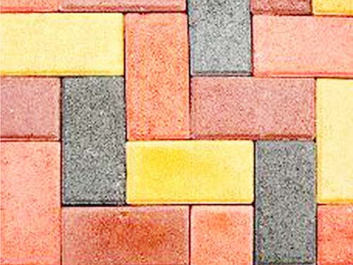 人行道彩砖具有高强度高环保的特性